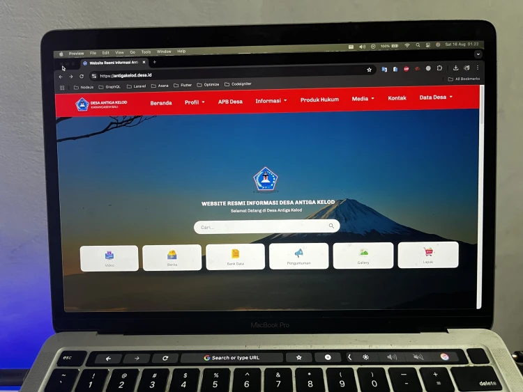 Website Desa Antiga Kelod